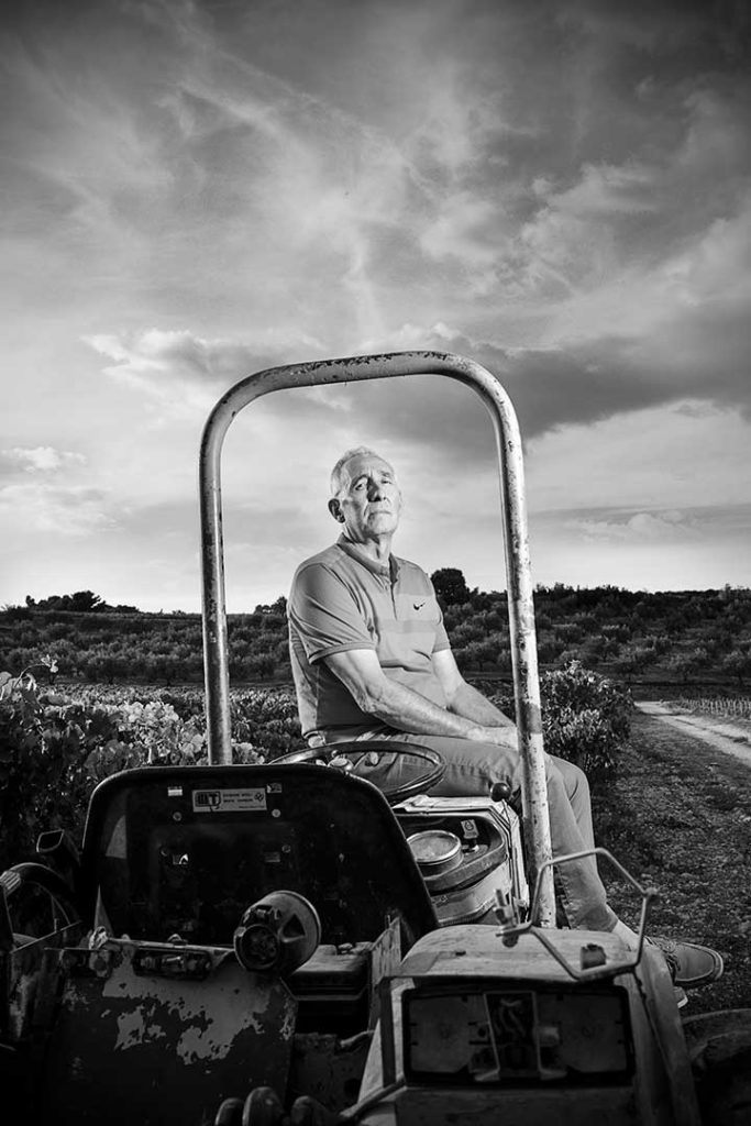 Philippe Lescoche, domaine Saint-Vincent, Vinsobres, photo Emmanuel Perrin