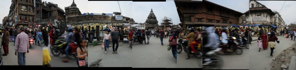 Népal, Patan, scène de rue, carrefour, photo Emmanuel Perrin